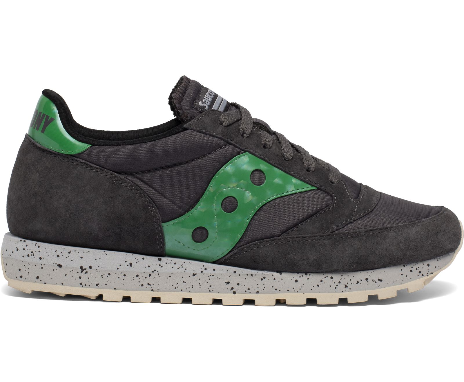 Men\'s Saucony Jazz 81 Originals Black / Green | Singapore 396YXFU